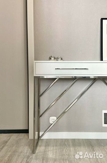 Консоль 150*30см на каркасе сталь