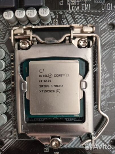 I3 6100 LGA 1151 cpu процессор