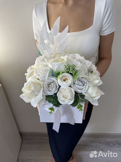 Букет из мыльных цветов