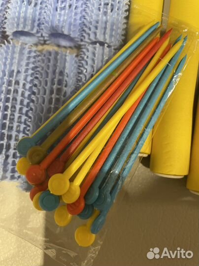 Набор папильотки и бигуди липучки