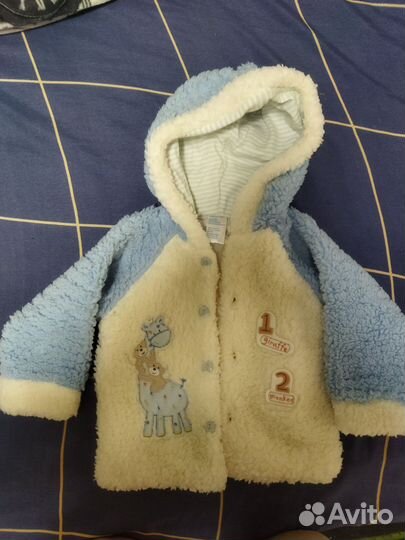 Куртка зимняя детская. Размер 12М