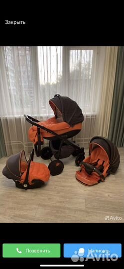 Коляска 3 в 1 tutis zippy