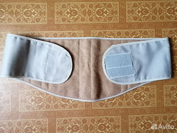 Пояс из верблюжьей шерсти (на липучке)