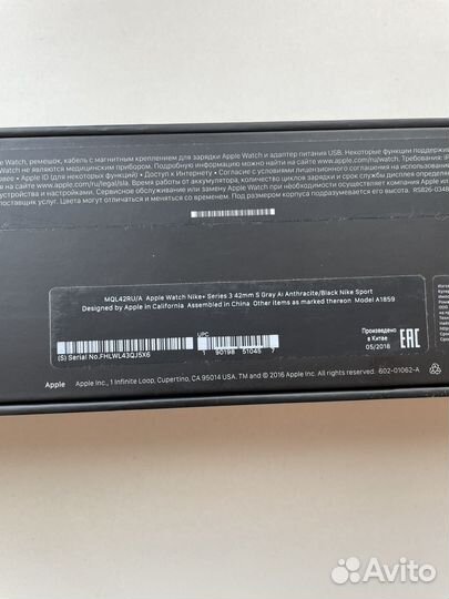 Часы apple watch 3 42mm