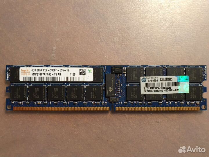 Оперативная память серверная в ассортименете