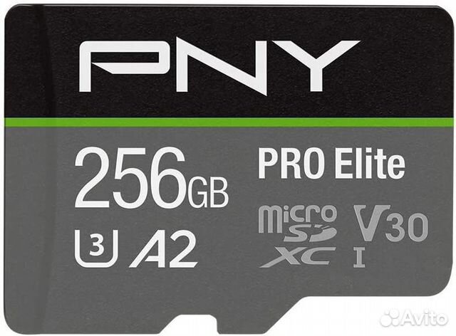Новая USA PNY 256GB PRO Elite Class 10 U3 V30