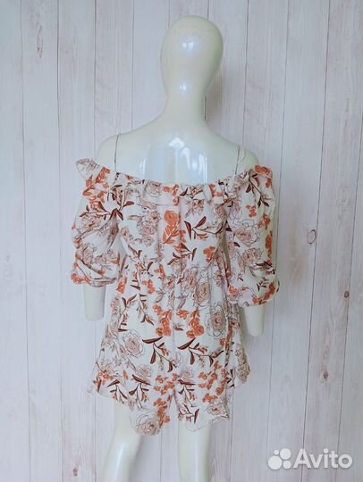 Комбинезон Shein с открытыми плечами, L, 46-48