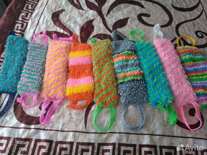 Мочалка ручной работы