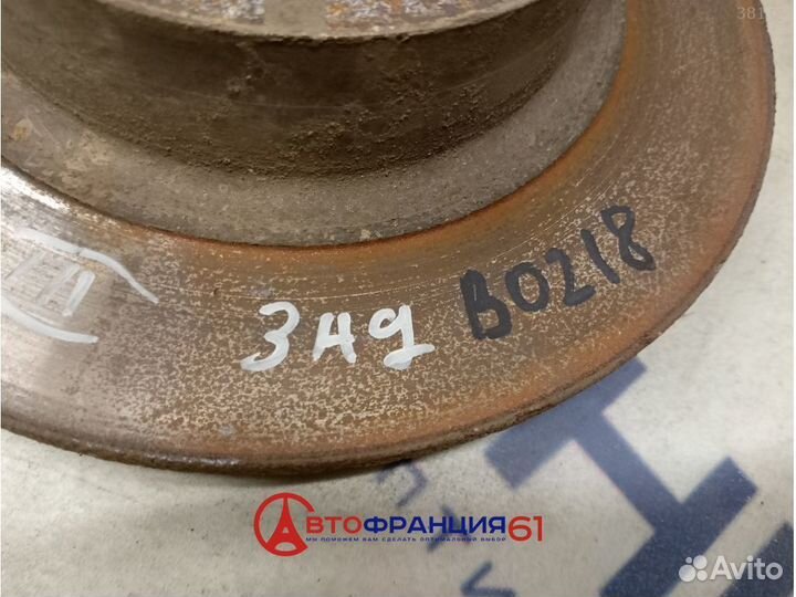 Диск тормозной задний, 432000010R renault megane 3