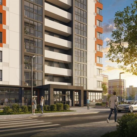 2-к. квартира, 73,1 м², 6/17 эт.