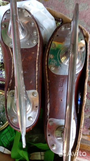 Коньки хоккейные СССР, 42 р 1963 г динамо