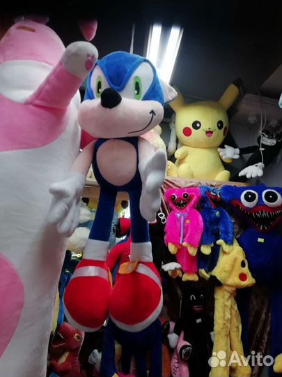 Мягкая игрушка Соник большой