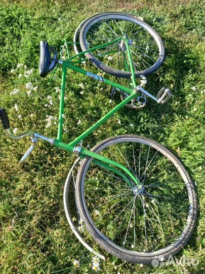 Велосипед урал на ходу