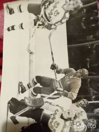 Хоккей 1972 СССР-канада.Много