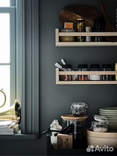 Полка из осины IKEA Беквэм