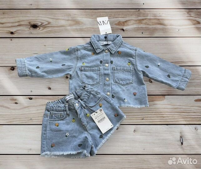 Костюм джинсовый для девочки 92