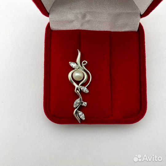 Щ43а,Подвес с камнями,серебро,925,id 50245