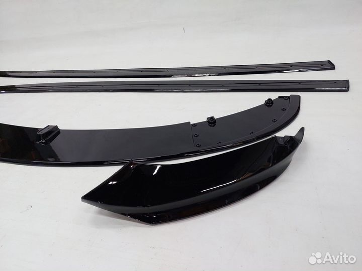 Обвес перфоманс bmw f32 губа + лезвия