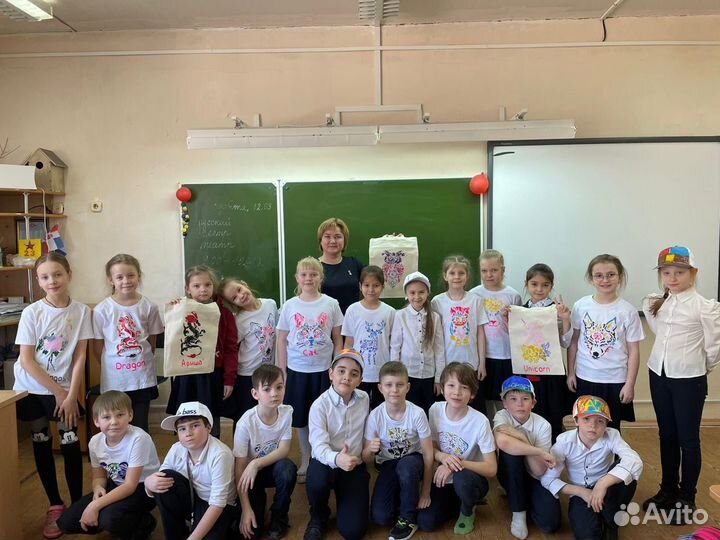 Мастер-класс по росписи футболок,шопперов,значков