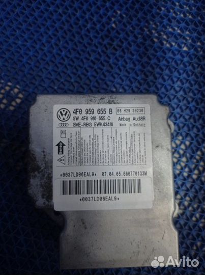 Блок управления airbag Audi A6C6 седан ASN 2005