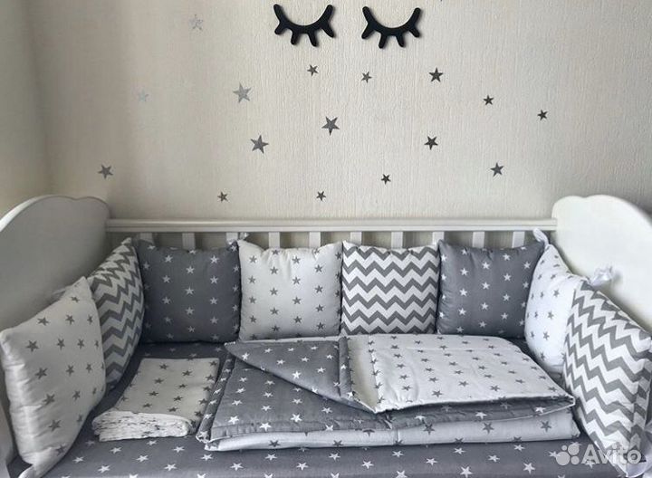 Бортики в кроватку