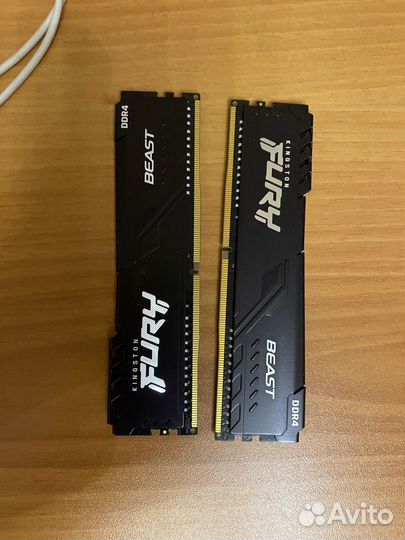 Оперативная память Kingston fury 16 гб ddr4