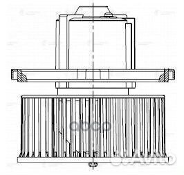 Мотор отопителя салона luzar LFH08B4 luzar