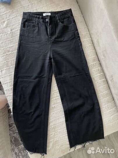 Джинсы трубы женские