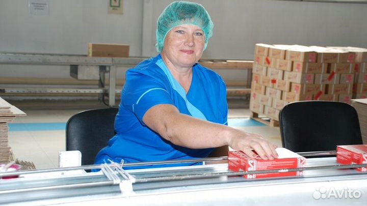 Упаковщик/ца чая сидя еженед.зп вахта Москва