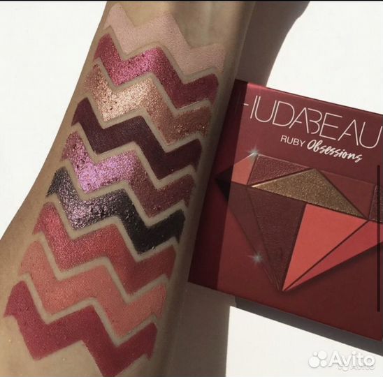 Палетка Huda Beauty Ruby Obsessions Тени