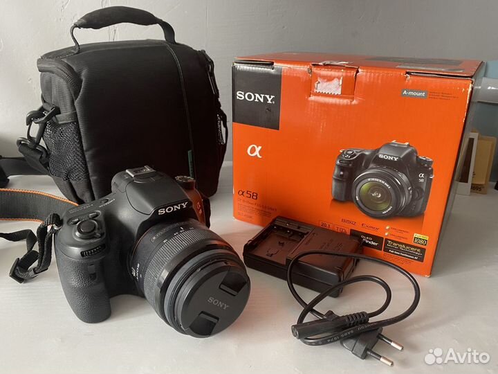 Зеркальный фотоаппарат sony alpha 58