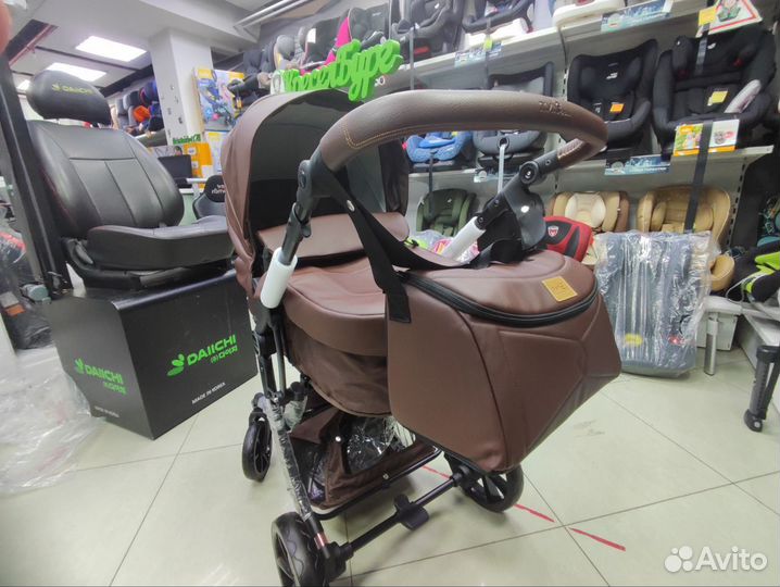 Коляска Farfello Aimile New Эко-Кожа Трансформер