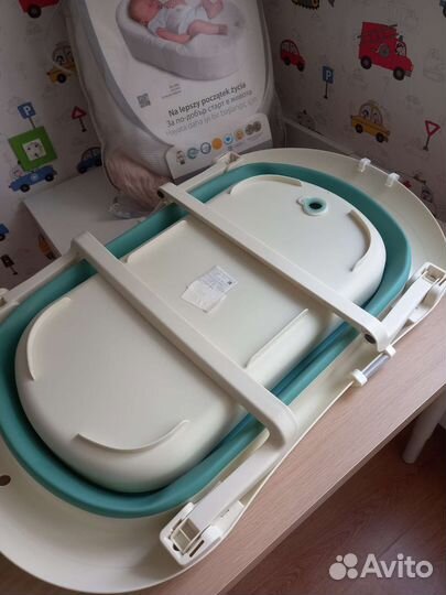 Детская ванна складная для купания новорожденного