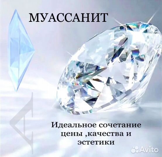 Серьги 4 ct Эмеральд бриллианты(муассаниты)