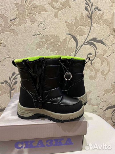 Детские зимние полусапожки 