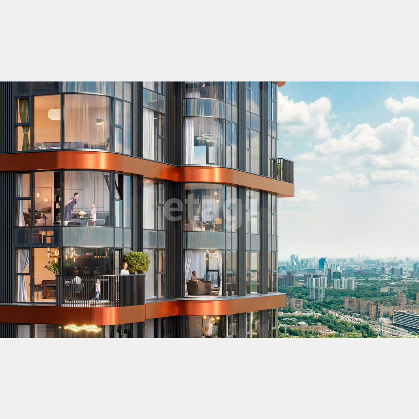 1-к. квартира, 33 м², 31/35 эт.