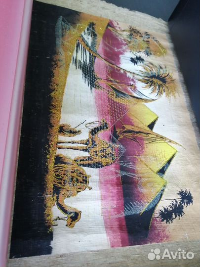 Картина на папирусе из Египта