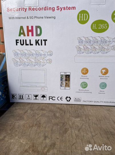 Комплект видеонаблюдения 8 камер безпроводной