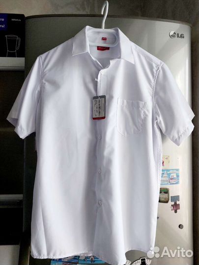 Рубашка белая рост 158-164см новая