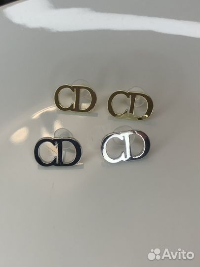 Серьги christian dior диор