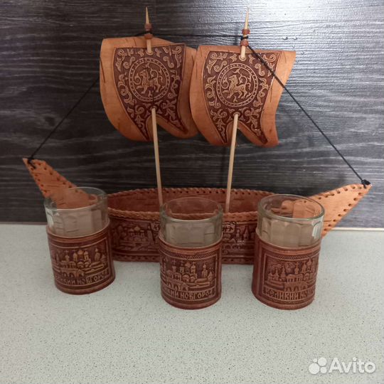 Сувенирные стопочки Великий Новгород