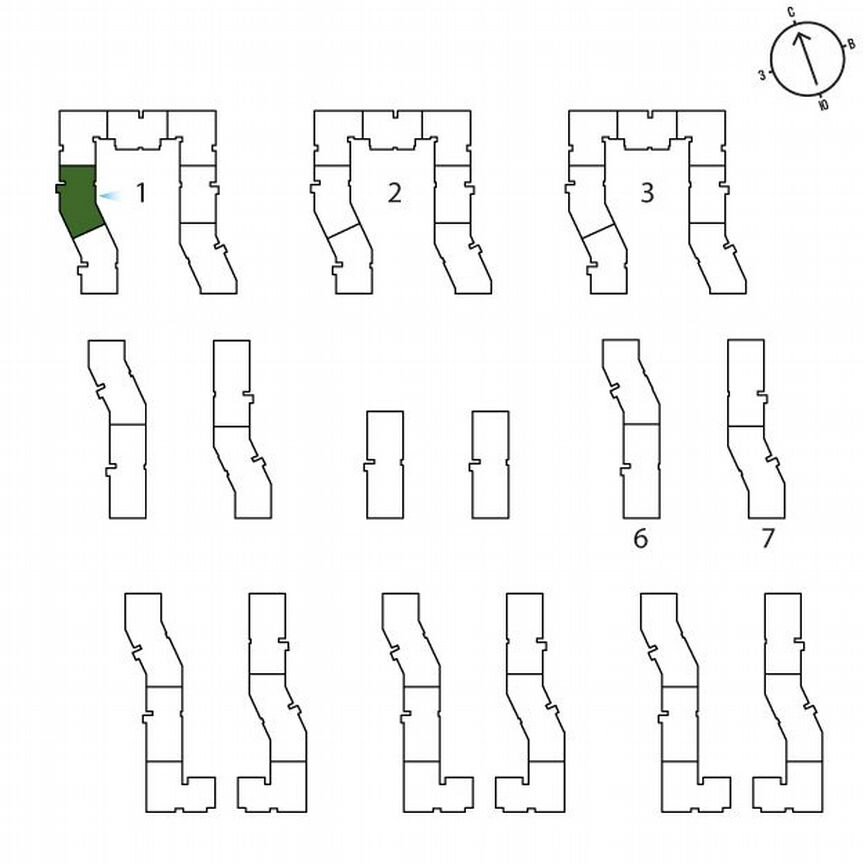 1-к. квартира, 41,3 м², 2/3 эт.