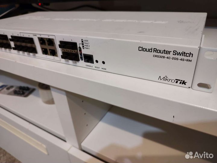 Свитч оптический Mikrotik CRS328-4C-20S-4S+RM