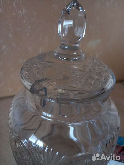 Крюшонница хрустальная