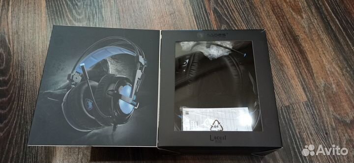 Игровые наушники с микрофоном Sades Locust Plus