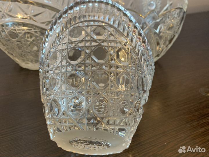 Салатники хрустальные