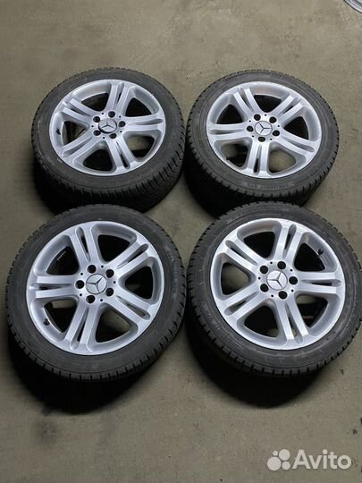 Комплект дисков с резиной Mercedes r17 оригинал