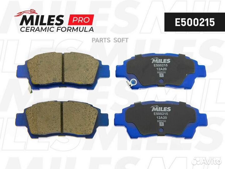 Miles E500215 Колодки тормозные toyota yaris 1.0-1