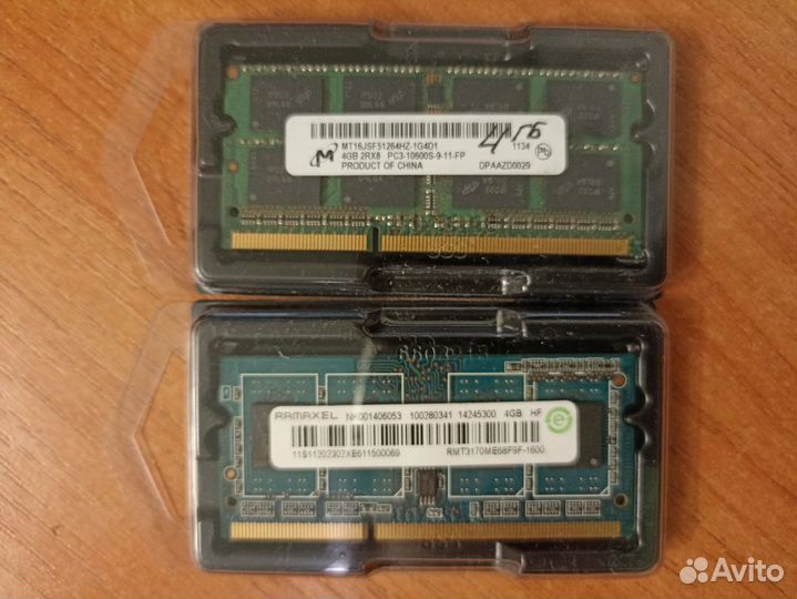 Оперативная память для ноутбука DDR3L 4 GB