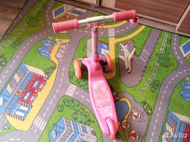 Самокат детский для девочки